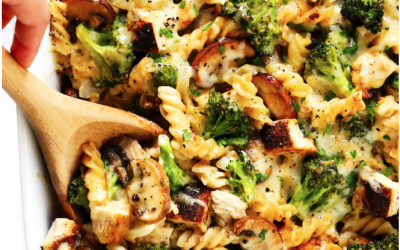 Healthier Broccoli Chicken Casserole from Gimme Some Oven!