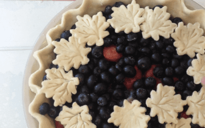 4th of July Blueberry Pie!