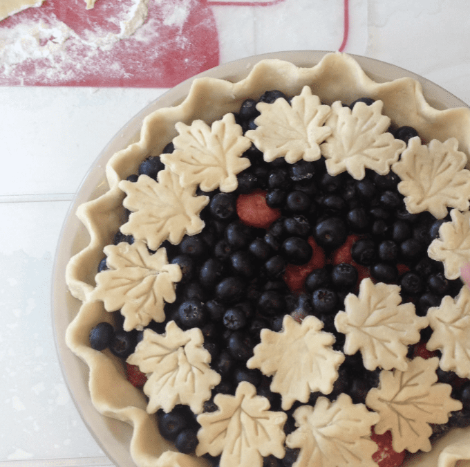 4th of July Blueberry Pie!